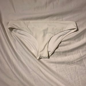 PINK white bathing suit bottoms